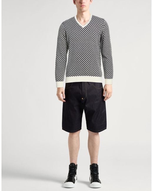 Drumohr Gray Jumper for men