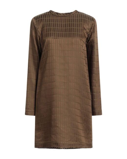 Robe courte Alysi en coloris Brown