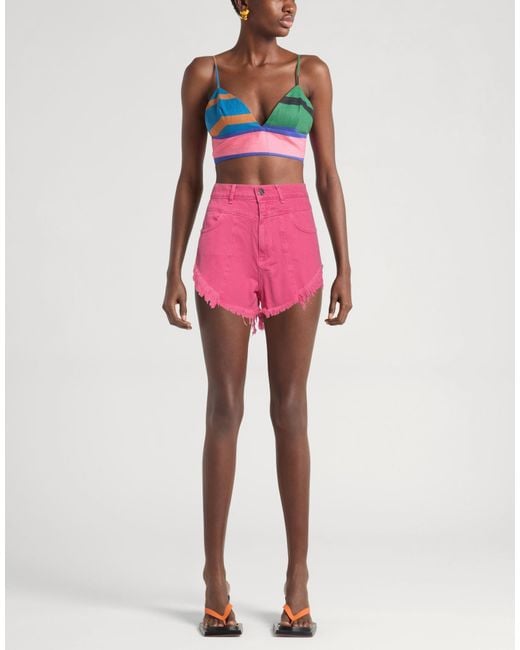 hinnominate Pink Denim Shorts