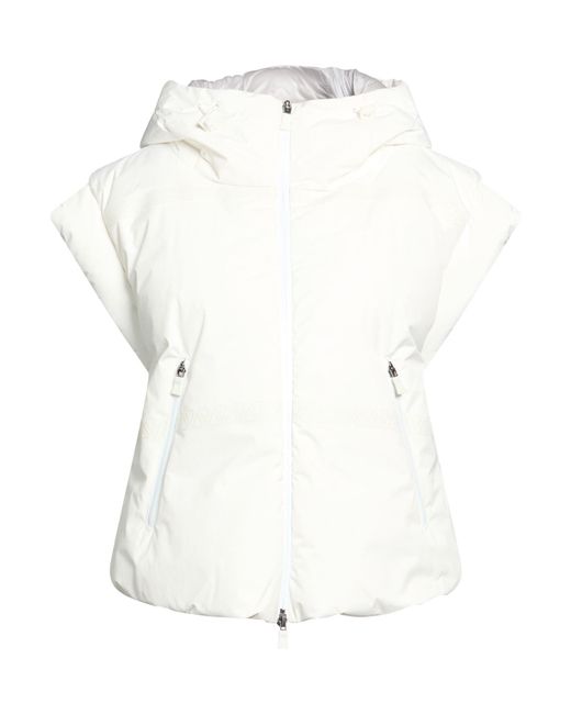 Herno White Laminar Puffer Polyester