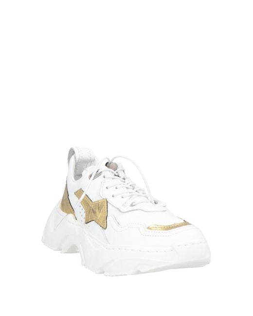A.s.98 White Sneakers Leather