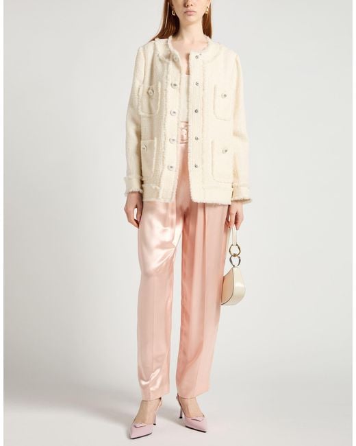 Dolce & Gabbana Natural Ivory Jacket Wool, Polyamide