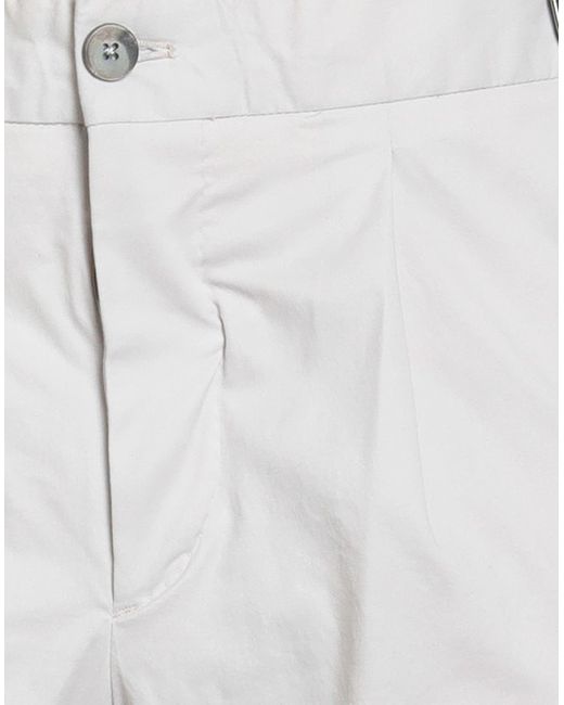 GTA IL PANTALONE Gray Light Pants Cotton, Elastane for men