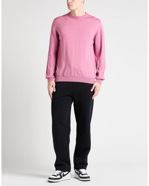 Grifoni Pink Sweater Virgin Wool for men