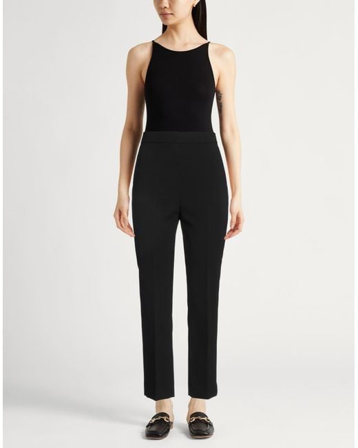 Max Mara Black Pants Polyester, Elastane