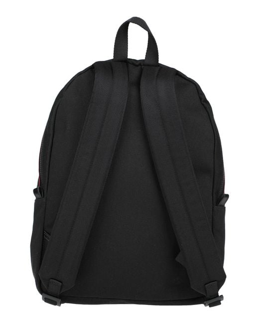 McQueen Black Backpack Textile Fibers for men