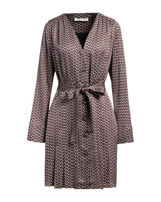 EMMA & GAIA Brown Mini Dress