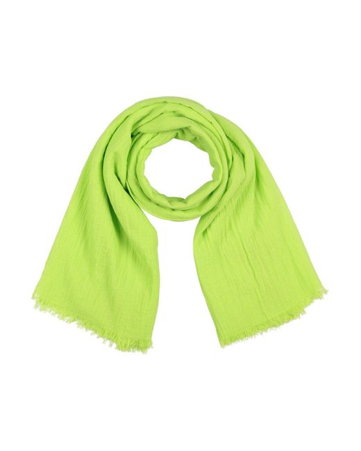 Alysi Green Scarf Cotton
