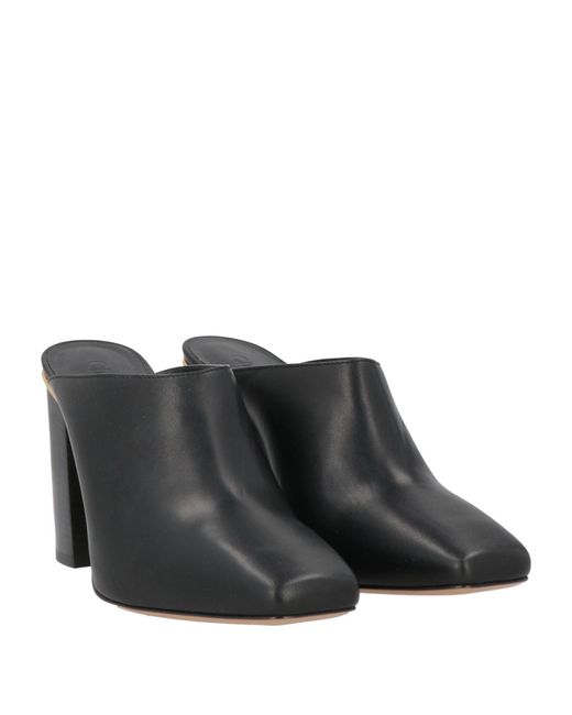 Chloé Black Mules & Clogs Leather