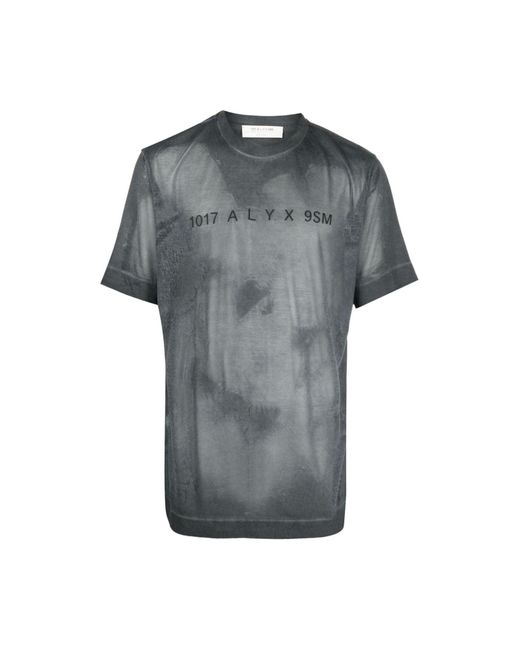 T-shirt di 1017 ALYX 9SM in Gray da Uomo