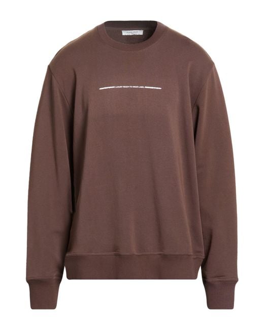 Ih Nom Uh Nit Brown Dark Sweatshirt Cotton for men