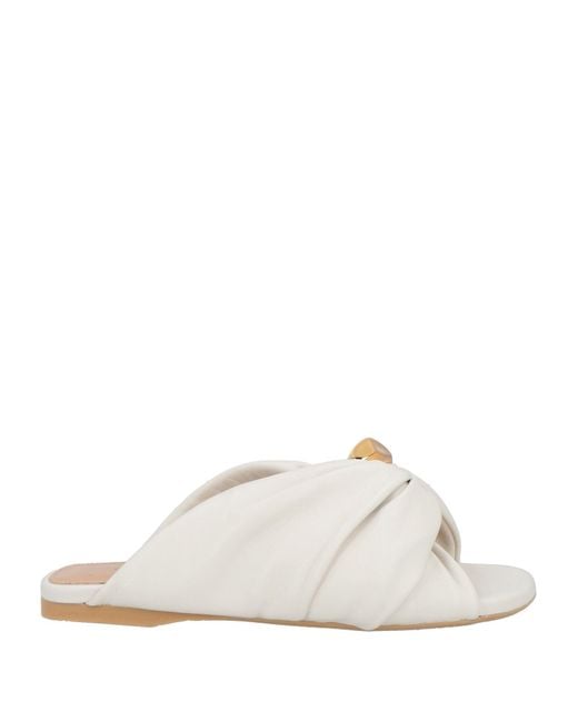 J.W. Anderson White Sandals Leather