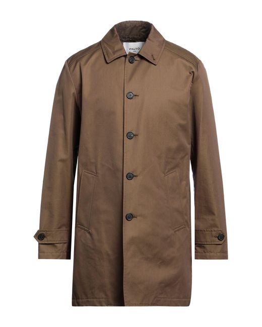 Manteau long et trench Paltò pour homme en coloris Brown