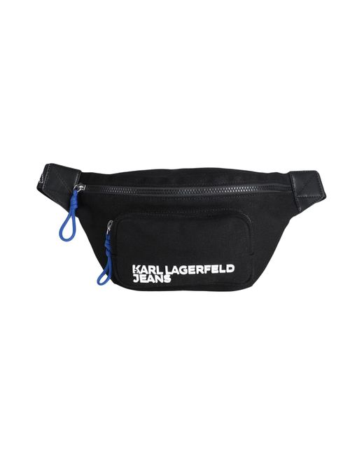 Karl Lagerfeld Black Belt Bag for men