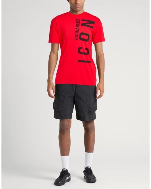 Camiseta DSquared² de hombre de color Red