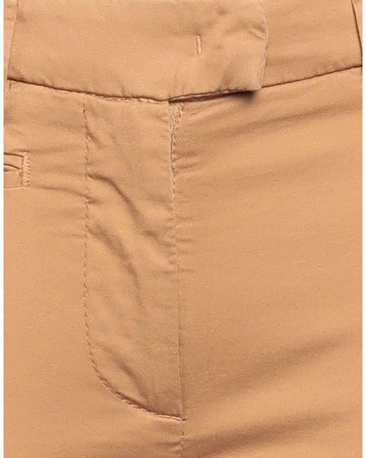 Dondup Natural Camel Pants Cotton, Elastane
