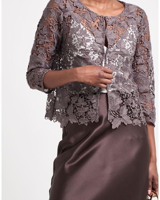 Marella Gray Jacket Polyester