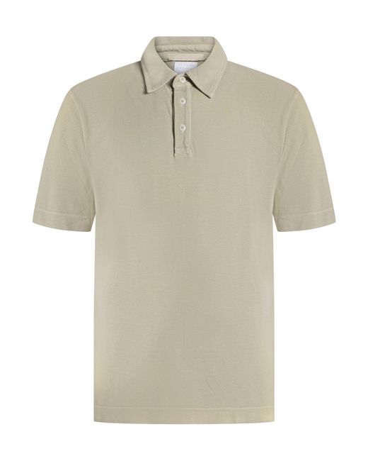 Daniele Fiesoli White Polo Shirt Organic Cotton for men