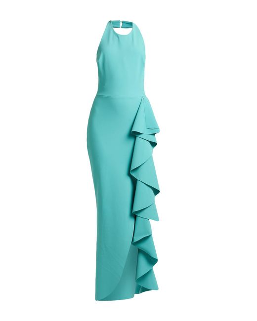 La Petite Robe Di Chiara Boni Blue Maxi Dress Polyamide, Elastane