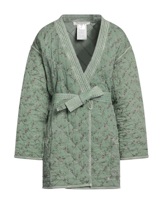 Philosophy Di Lorenzo Serafini Green Overcoat & Trench Coat