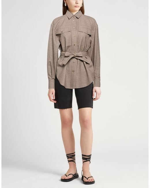 Brunello Cucinelli Gray Shirt Virgin Wool