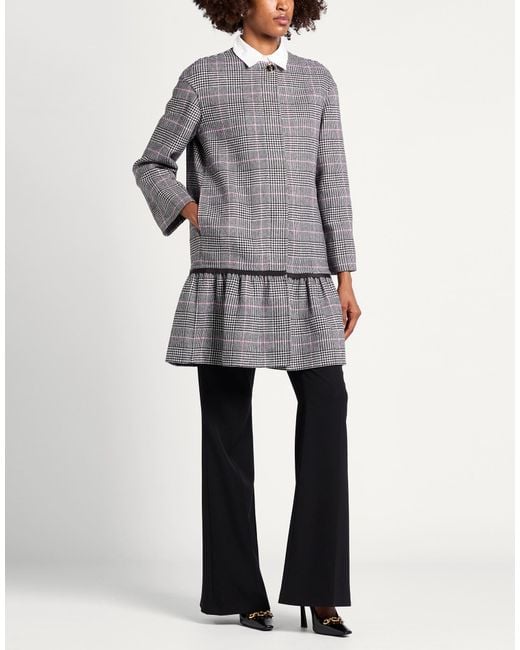 Ferragamo Gray Coat Virgin Wool, Cashmere
