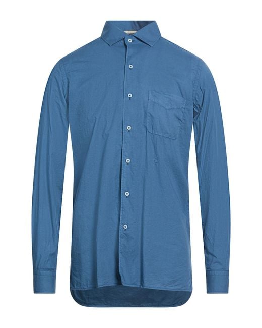 Camisa Massimo Alba de hombre de color Blue