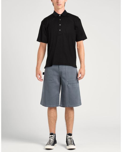 Polo Alpha Studio de hombre de color Black