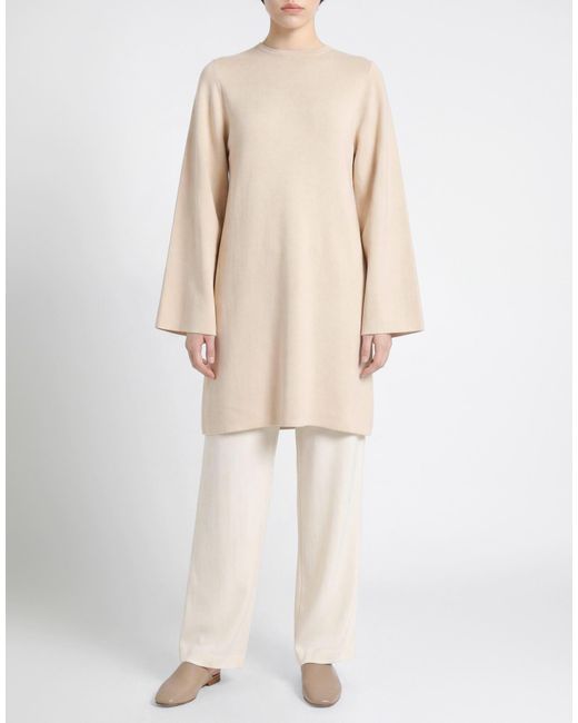 Fabiana Filippi Natural Mini Dress Virgin Wool