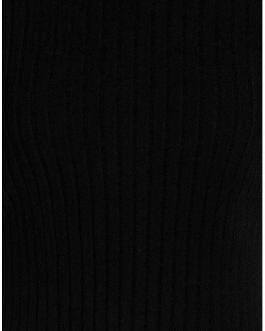 Alberta Ferretti Black Turtleneck Viscose, Polyamide