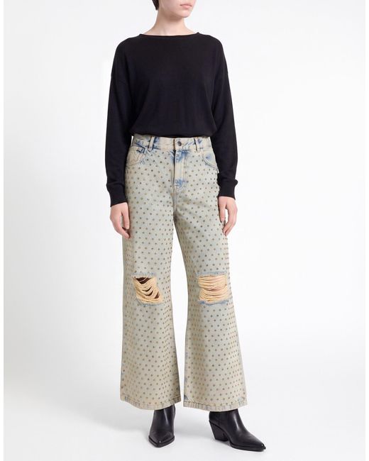 8pm Gray Jeans Cotton