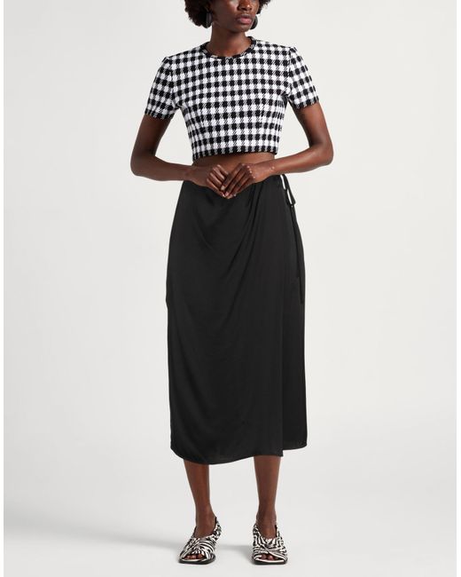 ViCOLO Black Midi Skirts