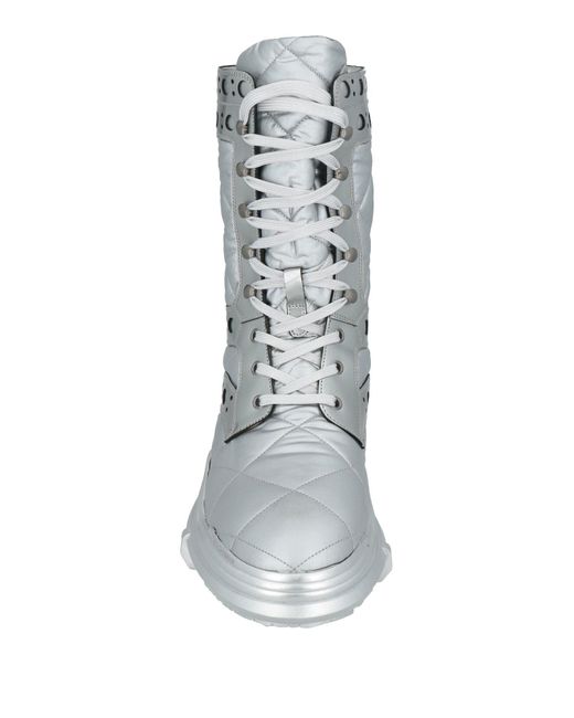 Dolce & Gabbana White Boot Textile Fibers, Rubber for men
