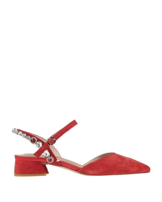 Luciano Barachini Red Pumps Leather