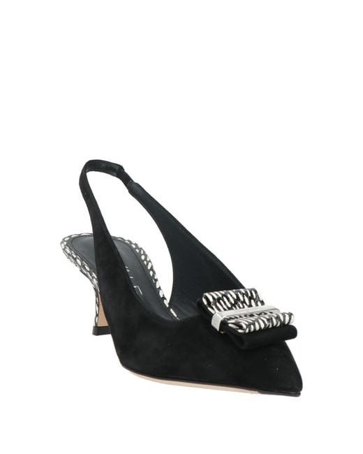 Ferragamo Black Pumps Leather