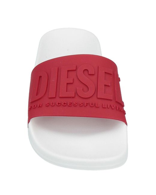 DIESEL Red Sandals for men
