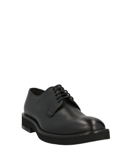 Emporio Armani Black Lace-up Shoes for men