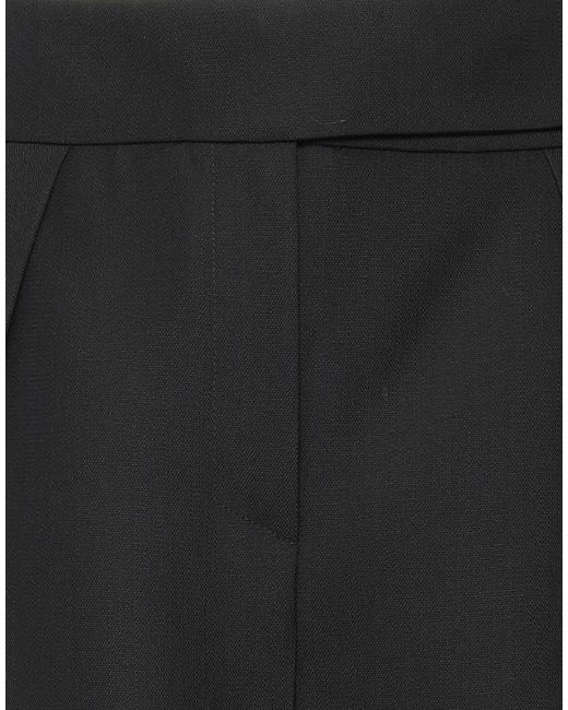 Alexandre Vauthier Black Cropped Pants