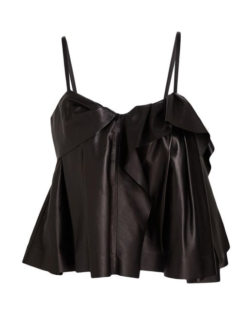Lanvin Black Top Lambskin