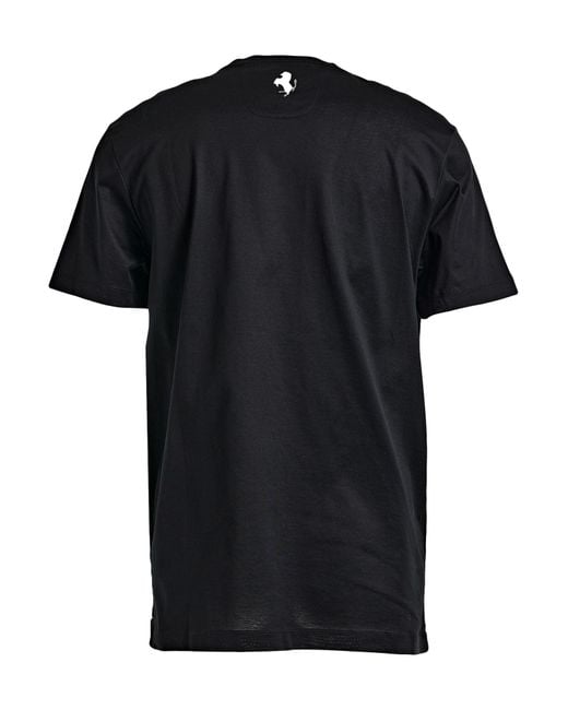 Ferrari Black T-shirt for men