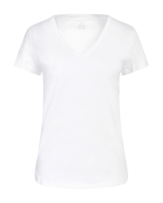 Majestic Filatures White T-Shirt Cotton