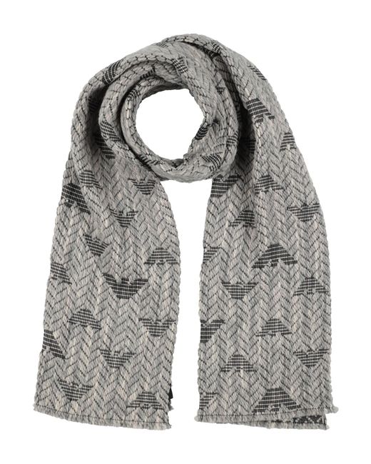 Sciarpa di Emporio Armani in Gray da Uomo