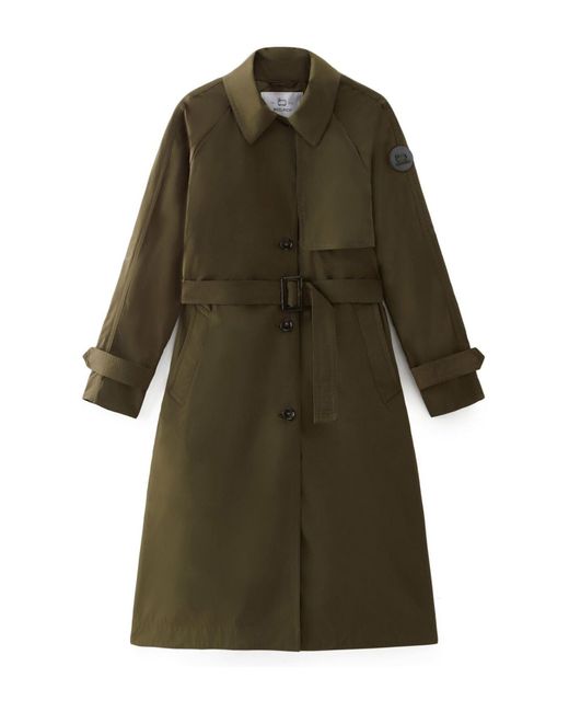 Soprabito & Trench di Woolrich in Green