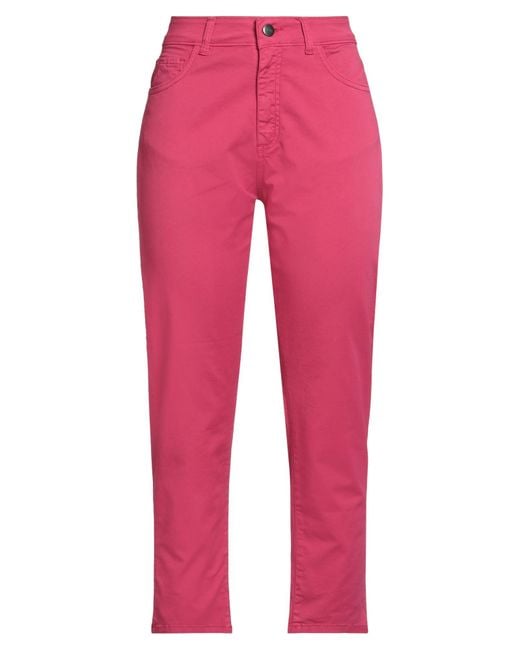 Jijil Red Pants Cotton, Elastane