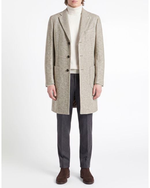 L.b.m. 1911 Natural Coat Polyester, Acrylic, Virgin Wool for men