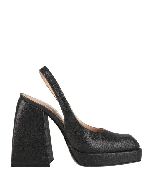 NODALETO Black Pumps Leather