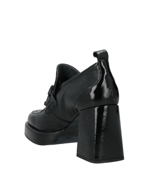 Janet & Janet Black Loafers Leather
