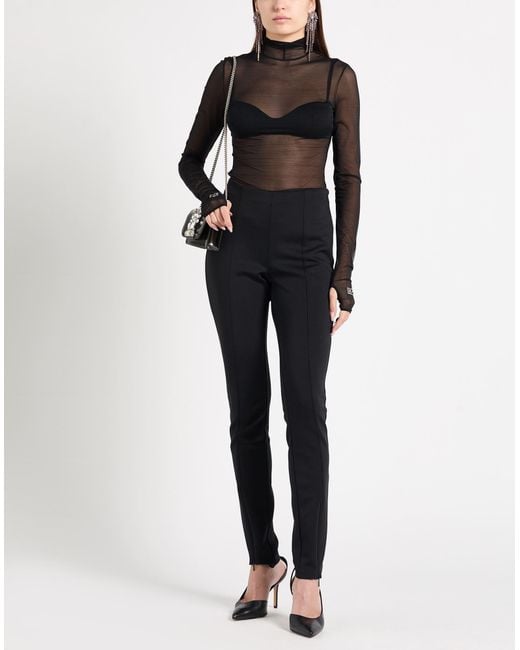 Dolce & Gabbana Black Top Polyamide, Elastane, Zamak