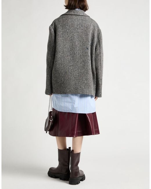 Marni Gray Coat Wool