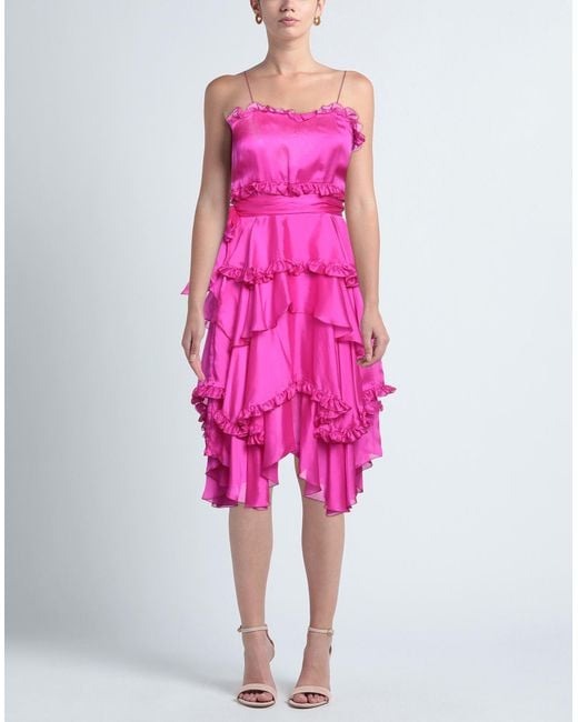 Alexandre Vauthier Pink Short Dress